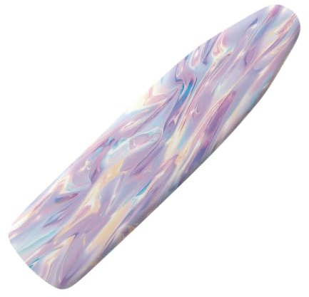 Copriasse da Stiro 120X40 Strisce Blu Rosa Copertura Asse Da Stiro Per Stirare Facile E Veloce, Foderina Da Stiro Anti Bruciatura,Con Spessa Schiuma E Feltro