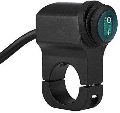 Interruttore luce faro universale per moto Interruttore luce spot per nebbia 22 mm Interruttore impermeabile ON OFF + mini interruptor estanco baratas