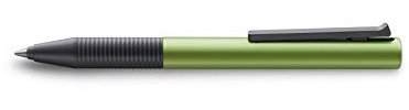 LAMY tipo Tintenroller 339 – kappenloser Rollerball aus Aluminium in der Farbe Grün mit integrierten Clip-/Drücker-Mechanik – Mit Tintenrollermine – Strichbreite M
