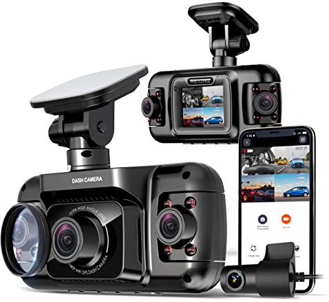 RexingUSA R4-4 Channel Dash Cam W/All Around 1080p Resolution, Wi-Fi, GPS, IR Night Vision, Parking Mode, Collision Detection, Type-C Port