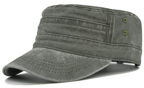 Sporgard Cadet Army Military Flat Top Caps, verstellbare Taktische Beanie-Baseballmütze für Herren