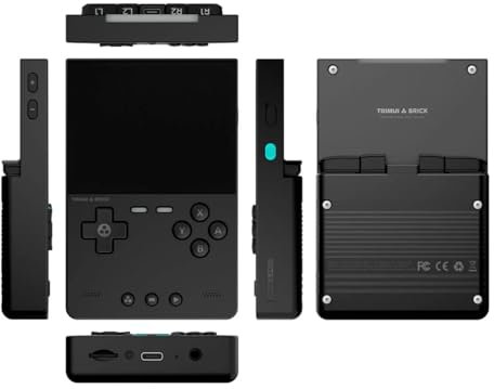 NEW TRIMUI BRICK Retro Game Console Built in 256G TF Card, 3.2 IPS Screen Linux System Portable Video Arcade Gaming Emulator Adult ChildrenS Game Gifts