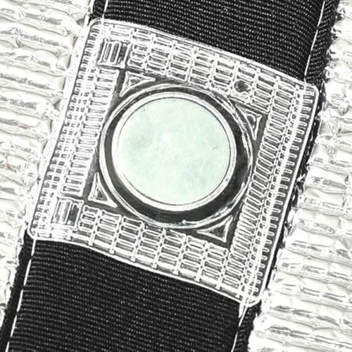 Eawfgtuw Protector solar para aire acondicionado, protección solar, impermeable, lámina de aluminio, resistente a la lluvia, para unidades de aire acondicionado (120 x 50 cm)