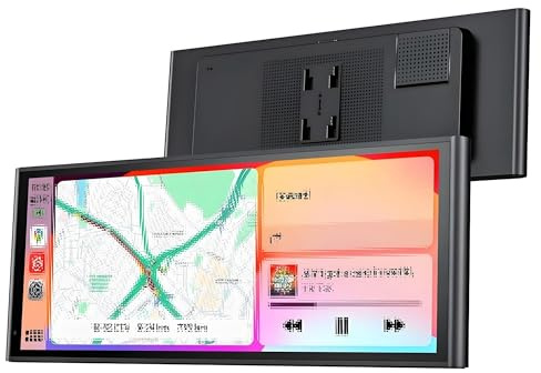 Auto-GPS-Navigationssystem 9,26-Zoll-kabelloser, tragbarer CarPlay-Bildschirm, OTA-Updates, Rückfahrkamera, Mirror Link, Bluetooth 5.0, Sprachsteuerung, GPS-Navigation
