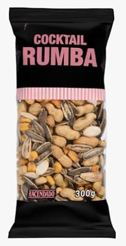 Hacendado Mélange Cocktail Rumba, Cacahuètes et Graines Grillées, Snack Mix Salé, 300g PACK 6