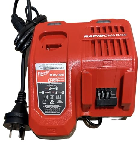 Milwaukee Cargador multirápido M12-18FC M12-M18, 230 V, Talla única