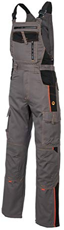 KG Latzhose ARDON H9108 GRAU Arbeitslatzhose Herrenlatzhose Sicherheitshose Hose Arbeitshose Kombihose (46)
