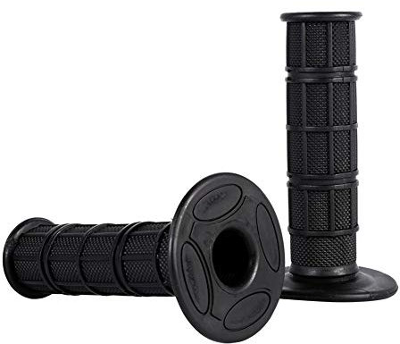 Motorrad Lenkergriffe, 22mm Silikon Lenkergriffe, Universal für Dirt Bike, Pit Bike, Motorrad (Schwarz)
