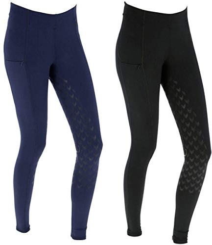 Covalliero Kerbl Reitleggings Equona, Vollbesatz, Mädchen, dunkelblau, 164/170