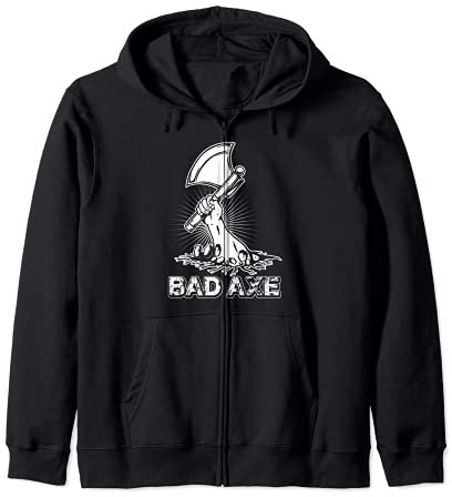 Lancer de hache de hache Bad AX Sweat à Capuche