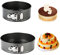 Set di 2 Tortiera Apribile Fondo, Antiaderenti e a Prova di Perdite Torta Stampi, 2 pezzi (4/7) Teglia per Torta/Formaggio a Molla