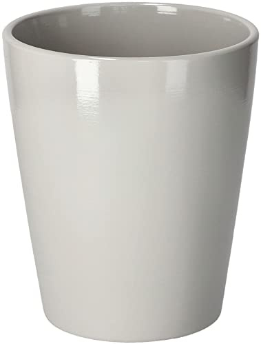 KOTARBAU® Keramik Blumentopf Übertopf für Orchideen H 150mm ⌀ 120 mm Grau