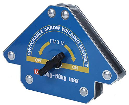 Shipenophy Welding Magnet, Iron Welding Holder, 30-50KG Suction, Multi-angle Positioner, Blue
