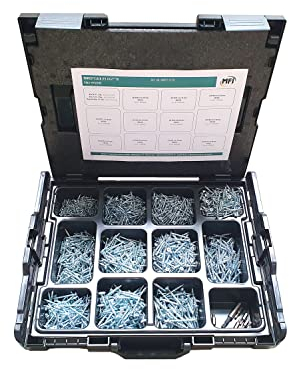 PARCO CLICK JET-FAST TX Schraubensortiment blau-verzinkt 2750 Stk+ 6 Bits + 1 Magnethalter