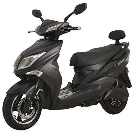 Elektroroller Hawk, 3000 Watt, Blei-Gel-Akku, Elektro-Roller, E-Roller mit Straßenzulassung, 45 km/h, 70 km Reichweite, Produktvideo, Schwarz