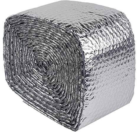 RANRAO Rohrisolierung, isolierte Spiralrohr-Isolierung, Luftpolsterfolie, 15,2 x 6,5 m, verhindert Einfrieren und Wärmeverlust