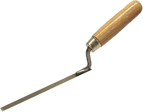 Strong Finger Pointing Trowel 6 mm - 0.23 inch Spring Carbon Steel Tuck with Wooden Handle (6mm FTCH)