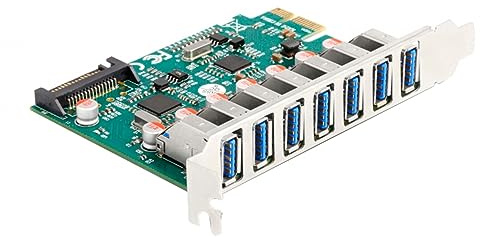 DeLOCK USB-Controller PCI Express x1 Karte zu 7 x extern USB 5 Gbps Typ-A Buchse