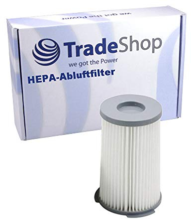 Trade-Shop Staubsaugerfilter kompatibel mit Progress PC 7160, PC 7170, A7185, PC7160, PC7170, PC7175 Staubsauger - Abluftfilter, Weiß