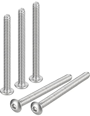 QUARKZMAN #4-40x1-1/2 Linsenkopfschrauben Innensechskant 20 Stück 304 Edelstahl Verschlüsse Sechskant Bolzen Schrauben Voll Gewinde Sechskant Antrieb Schrauben