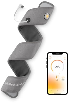 Vulpés RecoveryBrace PRO – Intelligente, beheizbare Bandage mit Infrarotwärme | kabellos, wiederaufladbar, tragbar | App Steuerung | für Handgelenk, Ellenbogen, Knie, Sprunggelenk, Fuß