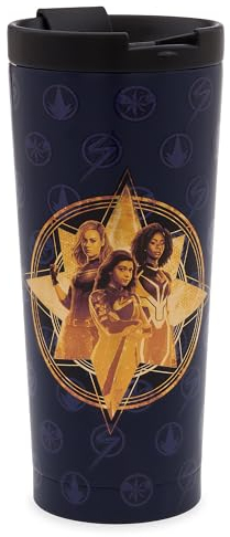 Disney Store Verre de table The Marvels en acier inoxydable, cadeau de pendaison de crémaillère, femmes et enfants