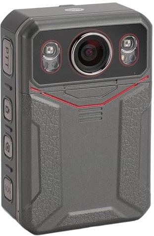 Sxhlseller Videocamera Indossabile 4K HD, Mini Videoregistratore WiFi Grandangolare Ricaricabile con Luce IR per Visione Notturna, Videocamera Impermeabile Montata Sul Corpo per Esterni