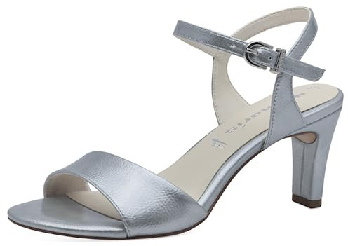 Tamaris sandalett dam vegansk elegant, blå, 38 EU