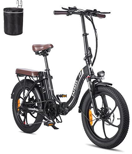 Fafrees F20 PRO [ Offiziell ] Damen E Bike Klappbar Fatbike mit 36V 20AH Akku, Herren E-Bike 20 Zoll Elektrisches Fahrrad 250W, Ebike 25km/h Mountainbike, Fat Bike Pedelec 140kg