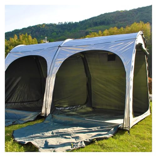JXZDH Fahrradabdeckung Fahrradzelt, Outdoor-Aufbewahrung, wasserdicht, kann außerhalb von Lagerschuppen mit 210D-Oxford-Gewebe, PU4000, wasserdichter Motorrad-Zeltgarage, gespleißt Werden(Silver)