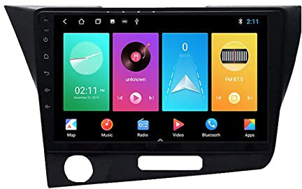Generico Autoradio Android 14 Doppio DIN per H-Onda CR-Z 1 CRZ 2010-2016 Touch Screen Navigazione GPS 9'' Lettore multimediale Ricevitore Video Bluetooth con 4G/5G WiFi SWC DSP USB Carplay