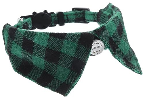 Happyyami Verstellbares Katzenhalsband Dekoratives Katzenhalsband Mit Glöckchen Wurmkur Abbrechen Kätzchenspielzeug Kragen Hundehalsband Für Große Hunde Glocke Zauberstab Tuch