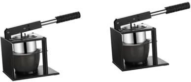 MAGICLULU 2 Pièces presse-agrumes manuel boire manuel du presse-agrumes tasses les vendeurs aide citron presse-orange manuel presse-jus presseur à main presse-agrumes orange Plastique Black