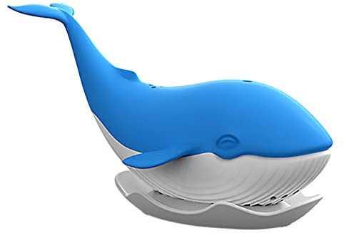 Gatuida Lovely Whale Tea Infuser Tea Straining Tool Silicone Loose Leaf Filter Travel-Friendly Sturdy Design for Home Kitchen Use