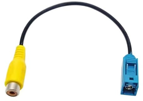 Panlouting Fakra vers RCA Femelle Câble Adaptateur | Câble Universel de Caméra de Recul pour Voiture | Compatible avec Mercedes COMAND, Blaupunkt, PCM, NTG, Jaguar, Range Rover, Ford