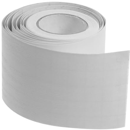 FOYTOKI 2rollen Sockelleistenabdeckungen Selbstklebende Pvc Sockelleiste Zum Einfachen Anbringen Für Tv-hintergrund Schlafzimmer Balkon Und Weitere Bodenleisten Wandleisten