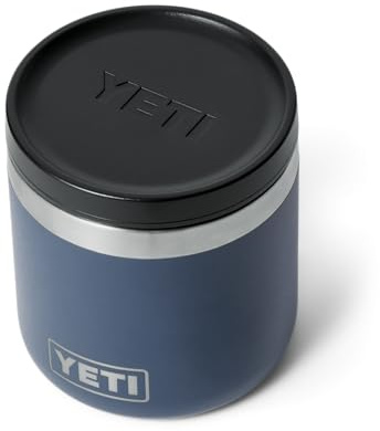 YETI Rambler Food Jar, Vacuum Insulated Stainless Steel Container with Leakproof MagVent Lid, Navy, 8 oz (237 ml)