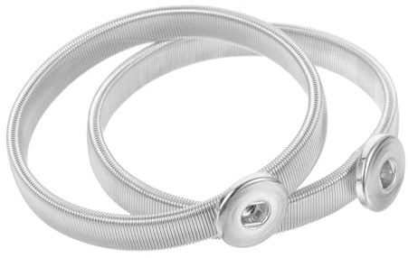 AKOOSY 2 st elastiska armarmband, herrarmband, justerbar skjorta, halkfri, långärmad tillbehör, hållbar och