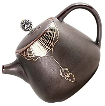 Alipis Théière Japonaise Céramique Service Thé Pratique Surface Lisse Résistante Pot Portable pour Infusion Quotidienne