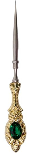 WDWDW Vintage Embroidery Sewing Awl Leather Stitching Awl Tool Stainless Steel