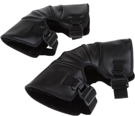 Ginocchiere In Pelle Per Moto, Spesse, Protettive, Scaldamuscoli, Antivento, Per Motocross Bici