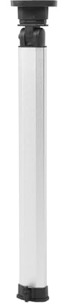 FAUOSWUK RV-Tischbein, Klappbar, Ausziehbar, Stützbein aus Aluminiumlegierung, 515–795 Mm, für Boot, Yacht, Silber