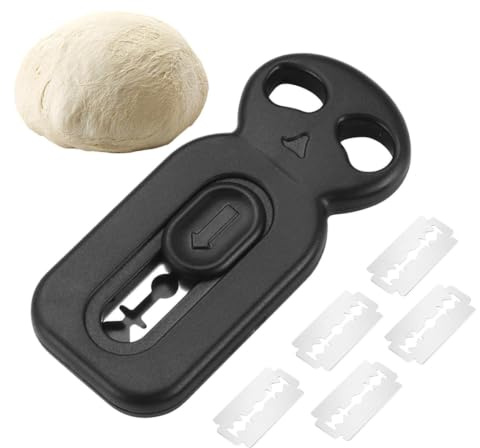 Brödskärningsverktyg för Bröd och Deg Antidubbelhandtag Ergonomisk | Bakredskap Bröd Rake För Festival, Hemma, Party,