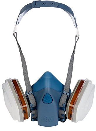 3M 7523M Kit Semimaschere e Filtri, A2P3, Semimaschera 7502 M, 2 Filtri 6055, 4 Filtri 5935, 2 ghiere 501, 1 Pezzo