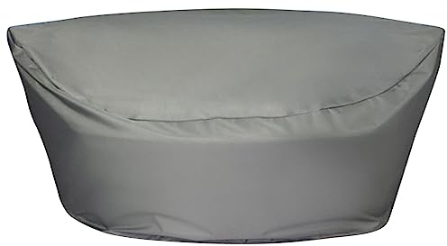 Regenschutz für Sonneninsel grau mit Reißverschluss 140 x 135 x 80 cm CHUVA