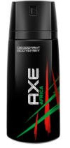 6x Axe Deodorant Spray / Africa / each 150ml / deodorant / for men