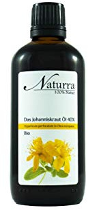 Naturra Johanniskrautöl Bio Mazerat 100ml Glas Deutschland Rotöl Naturkosmetik