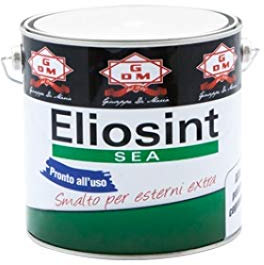 Smalto Sintetico per interni ed esterni,ideale per verniciatura di ferro,legno. (Verde bandiera))