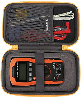 RLSOCO Hard Case for Klein Tools MM300/MM325/MM400/MM320/MM700/MM720/ET270/MM600/MM200/ET140 Digital Multimeter (with DIY Foam