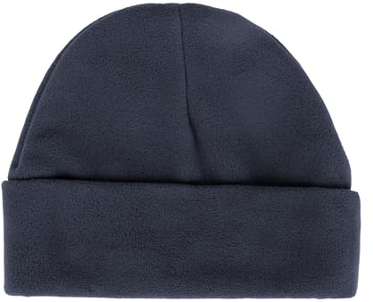 Adventure Togs Kids Hat - Micro Fleece Thermal Material, Beanie Hats, Toddler, Unisex, Girls or Boys School Wear Navy Standard